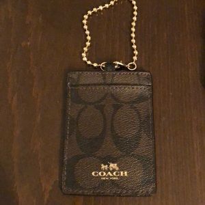 Coach luggage tag